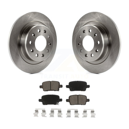 Brake Rotors Ceramic Pad Rear Kit For Chevrolet Equinox GMC Terrain Malibu Buick