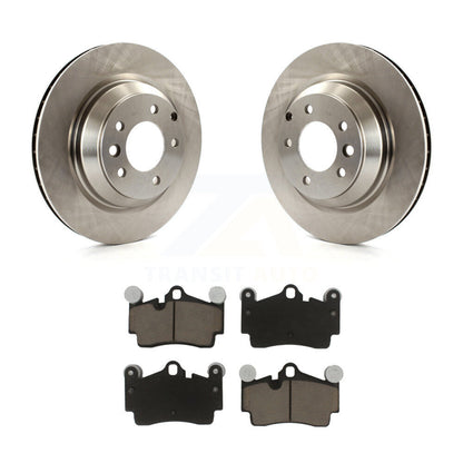 Disc Brake Rotors And Ceramic Pads Rear Kit For Audi Q7 Porsche Cayenne