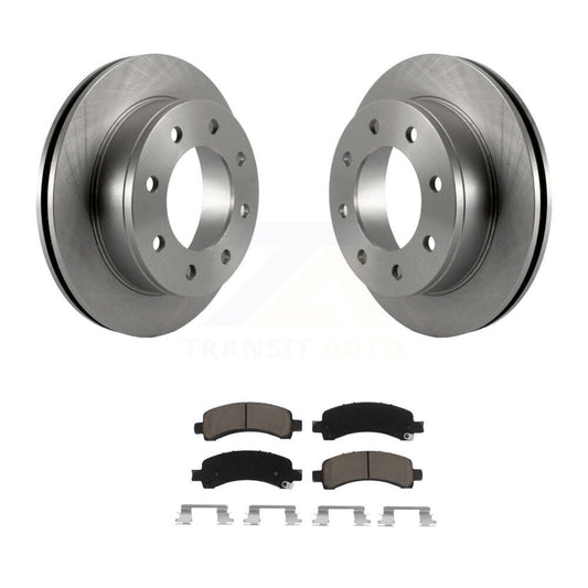 Disc Brake Rotor Ceramic Pad Rear Kit For GMC Chevrolet Savana 3500 2500 Express
