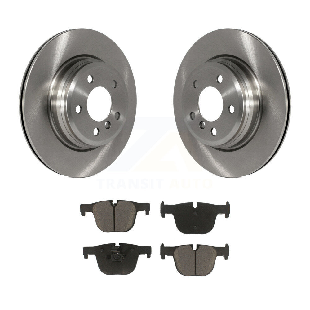 Brake Rotor Ceramic Pad Rear Kit For BMW 330i xDrive 328i 335i 428i 340i 435i GT