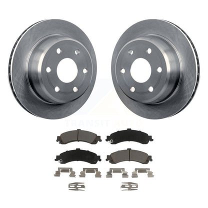 Brake Rotor & Ceramic Pad Rear Kit For Chevrolet GMC Silverado 1500 Sierra Yukon