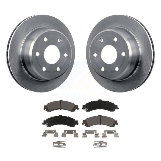 Brake Rotor & Ceramic Pad Rear Kit For Chevrolet GMC Silverado 1500 Sierra Yukon