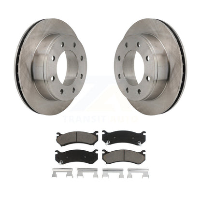 Brake Rotor & Ceramic Pad Rear Kit For Chevrolet GMC Sierra 2500 HD Silverado H2