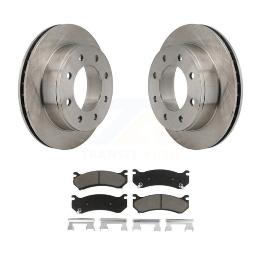 Brake Rotor & Ceramic Pad Rear Kit For Chevrolet GMC Sierra 2500 HD Silverado H2