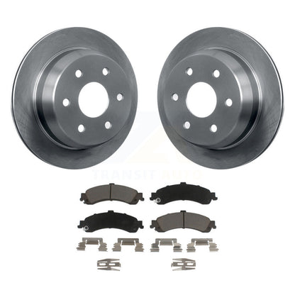 Disc Brake Rotors And Ceramic Pads Rear Kit For 2002 Chevrolet Suburban 1500 4WD