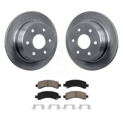 Disc Brake Rotor Ceramic Pad Rear Kit For 2002 Chevrolet Avalanche 1500 Suburban
