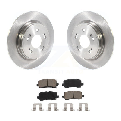 Disc Brake Rotors And Ceramic Pads Rear Kit For 2014-2020 Acura RLX