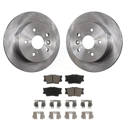 Disc Brake Rotor Ceramic Pad Rear Kit For Toyota Camry Lexus ES350 Avalon ES300h
