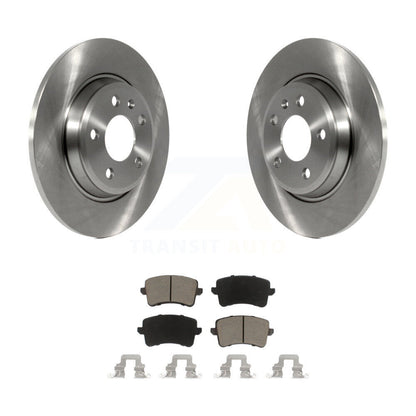 Disc Brake Rotors And Ceramic Pads Rear Kit For Audi Q5 A4 Quattro A5 allroad S5