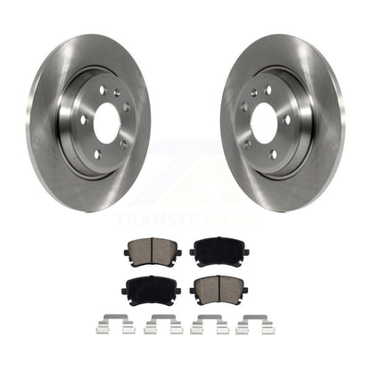 Disc Brake Rotors And Ceramic Pads Rear Kit For Audi Q5 A4 allroad