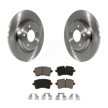 Disc Brake Rotors And Ceramic Pads Rear Kit For Audi A7 Quattro A6