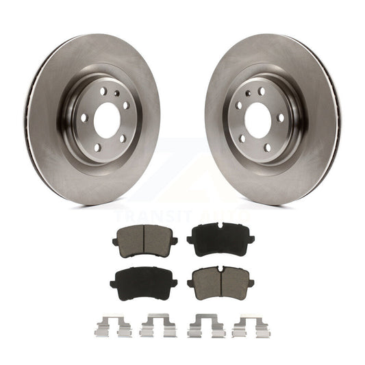 Disc Brake Rotors & Ceramic Pad Rear Kit For Audi Porsche Macan A6 Quattro A7 A8