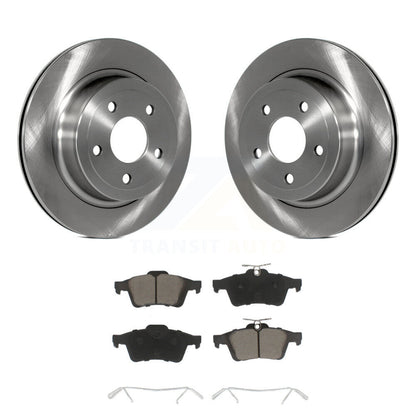 Disc Brake Rotors And Ceramic Pads Rear Kit For 2008-2010 Chevrolet Cobalt SS