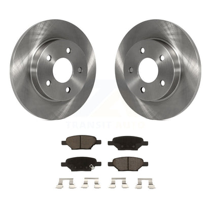 Brake Rotor & Ceramic Pad Rear Kit For Chevrolet Malibu Pontiac Cobalt G5 G6 Ion