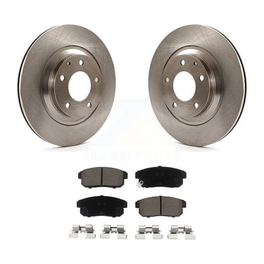 Disc Brake Rotors And Ceramic Pads Rear Kit For 2004-2011 Mazda RX-8