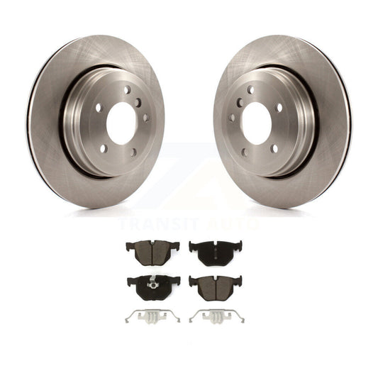 Disc Brake Rotors And Ceramic Pads Rear Kit For BMW 530i 525i 528i