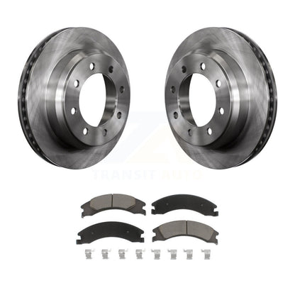 Brake Rotor Ceramic Pad Rear Kit For Ford E-350 Super Duty E-250 E-150 Econoline