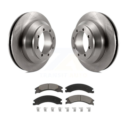 Disc Brake Rotors And Ceramic Pads Rear Kit For Ford E-350 Super Duty Econoline