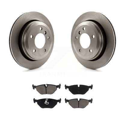 Disc Brake Rotors And Ceramic Pads Rear Kit For 2001-2005 BMW 325xi