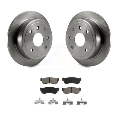 Disc Brake Rotors & Ceramic Pad Rear Kit For Chevrolet Optra Suzuki Forenza Reno