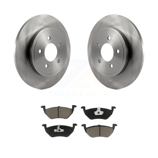Brake Rotor & Ceramic Pad Rear Kit For Ford Escape Mazda Tribute Mercury Mariner