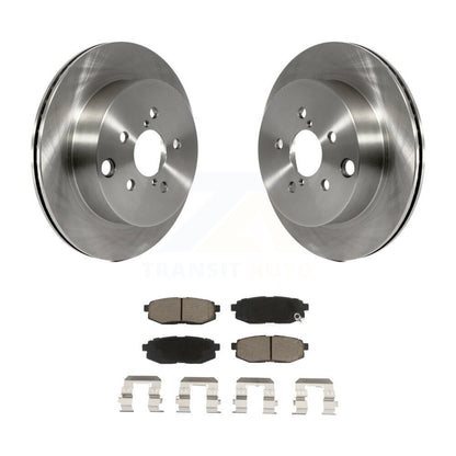 Disc Brake Rotors And Ceramic Pads Rear Kit For 2014-2018 Subaru Forester 2.0L