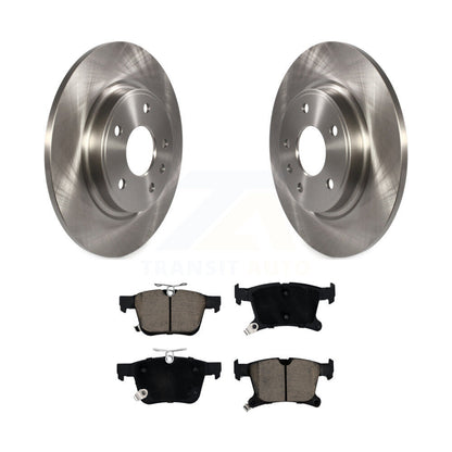 Brake Rotor And Ceramic Pad Rear Kit For Chrysler Pacifica Grand Caravan Voyager