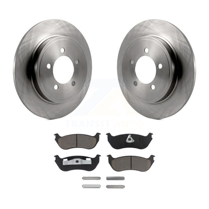 Disc Brake Rotors And Ceramic Pad Rear Kit For Ford Explorer Mercury Mountaineer
