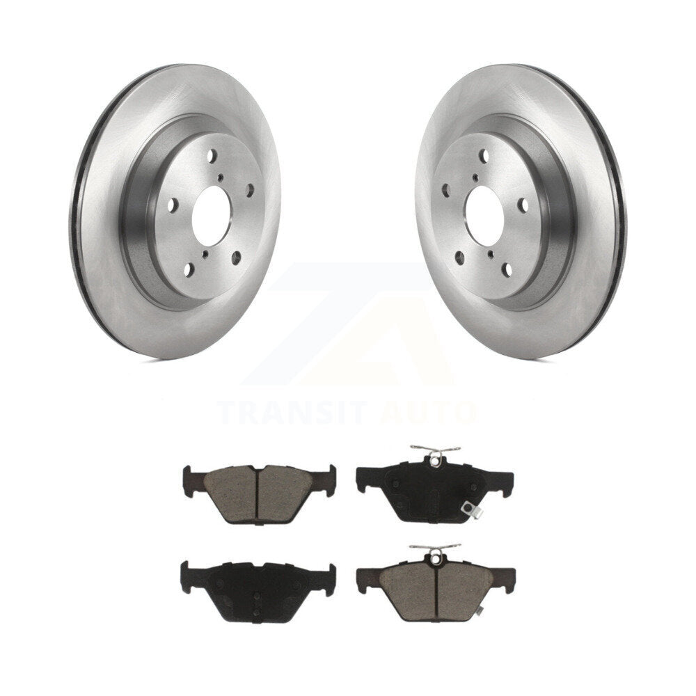 Disc Brake Rotors And Ceramic Pads Rear Kit For Subaru Forester Crosstrek