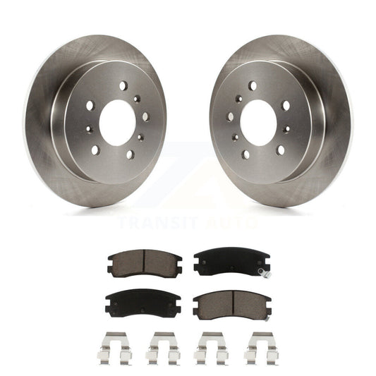 Brake Rotor And Ceramic Pad Rear Kit For Chevrolet Impala Buick Pontiac Grand Am