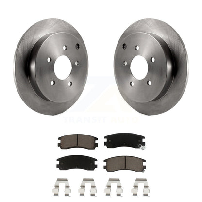 Brake Rotors Ceramic Pad Rear Kit For Buick Rendezvous Pontiac Montana Chevrolet