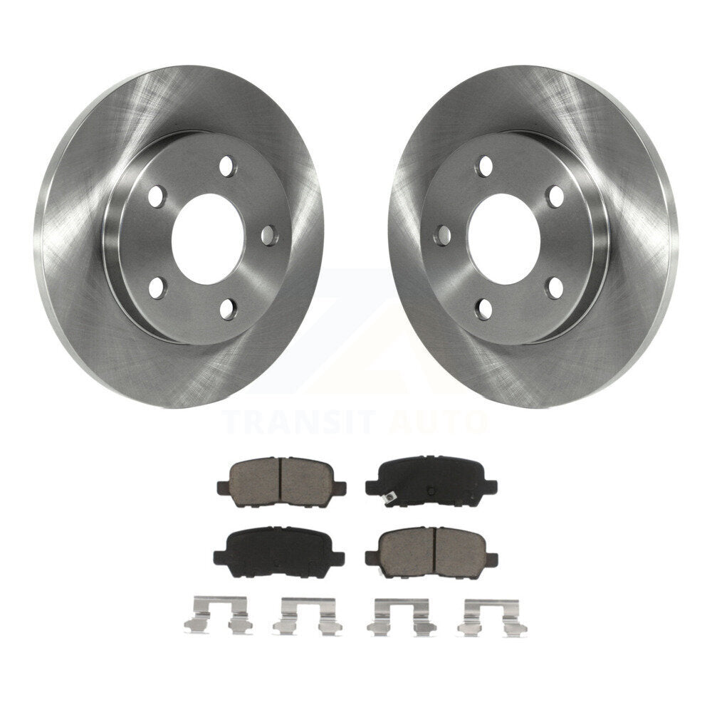 Brake Rotor And Ceramic Pad Rear Kit For Chevrolet Impala Buick LaCrosse Pontiac