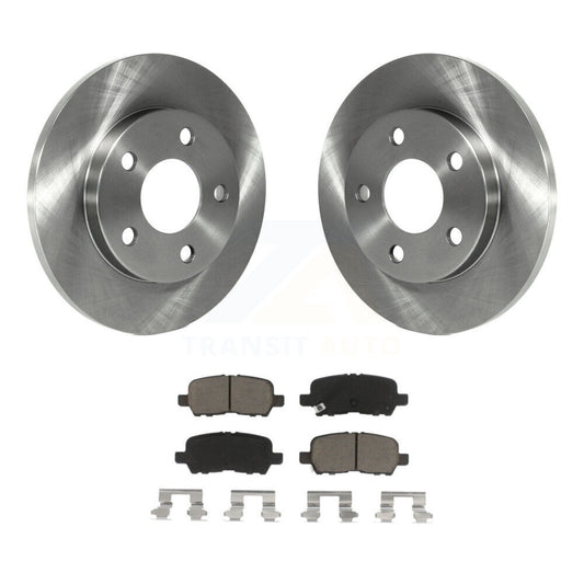 Brake Rotor And Ceramic Pad Rear Kit For Chevrolet Impala Buick LaCrosse Pontiac