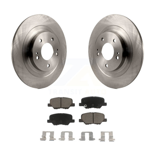 Disc Brake Rotors & Ceramic Pad Rear Kit For Mitsubishi RVR Outlander PHEV Sport