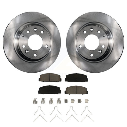 Disc Brake Rotors And Ceramic Pads Rear Kit For Mazda 6 Protege