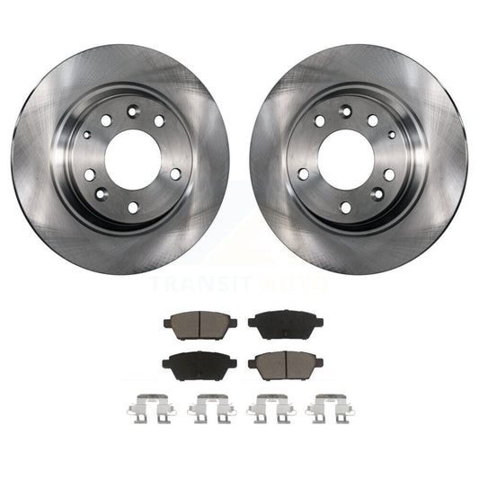 Disc Brake Rotor Ceramic Pad Rear Kit For Ford Fusion Mazda 6 Lincoln MKZ Zephyr