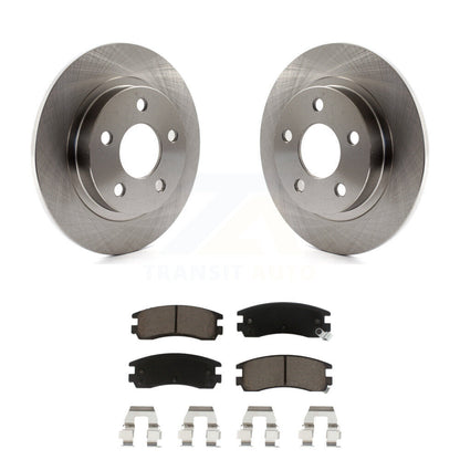 Disc Brake Rotors Ceramic Pad Rear Kit For Buick LeSabre Pontiac Bonneville Park