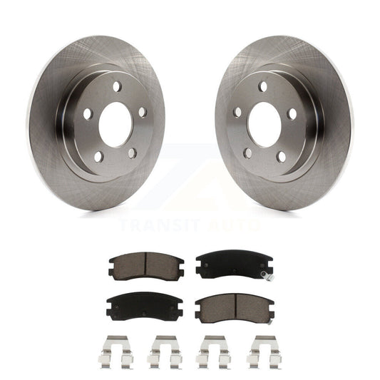 Disc Brake Rotors Ceramic Pad Rear Kit For Buick LeSabre Pontiac Bonneville Park