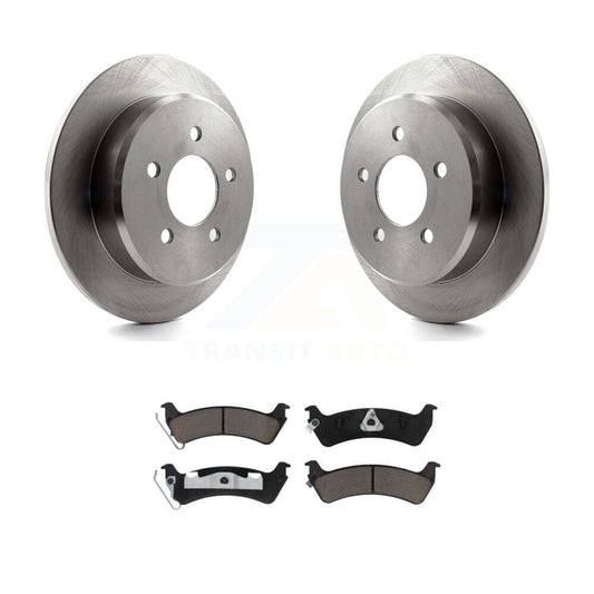 Disc Brake Rotors And Ceramic Pads Rear Kit For Ford Explorer Sport Trac