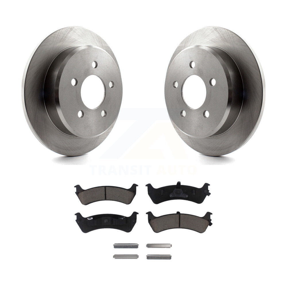 Disc Brake Rotor And Ceramic Pad Rear Kit For Ford Ranger Explorer Sport Mercury