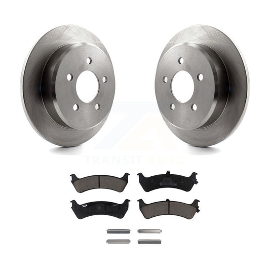 Disc Brake Rotor And Ceramic Pad Rear Kit For Ford Ranger Explorer Sport Mercury