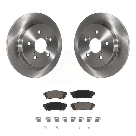 Brake Rotors Ceramic Pad Rear Kit For Toyota RAV4 Camry Lexus C-HR NX300 Corolla