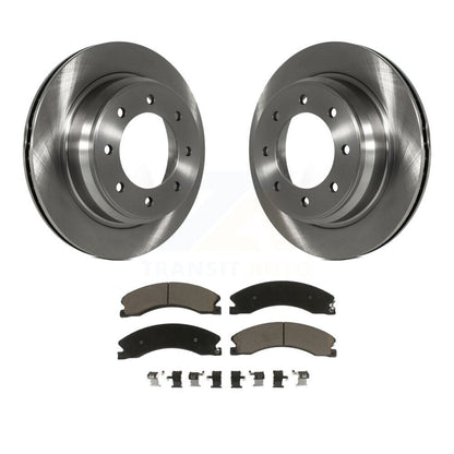 Disc Brake Rotors Ceramic Pad Rear Kit For 2012-2021 Nissan NV2500 NV3500 NV1500