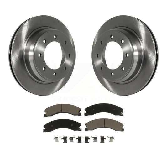 Disc Brake Rotors Ceramic Pad Rear Kit For 2012-2021 Nissan NV2500 NV3500 NV1500