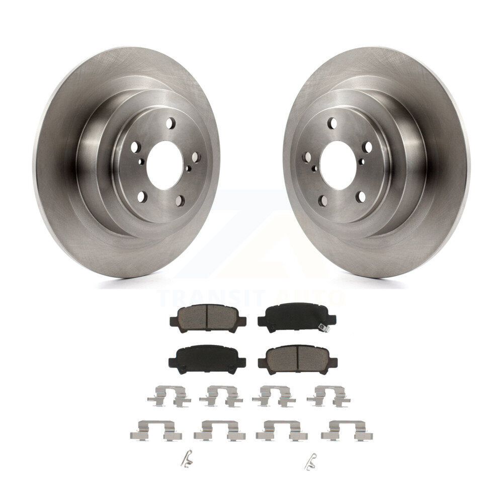 Disc Brake Rotors And Ceramic Pads Rear Kit For Subaru Outback Legacy Baja