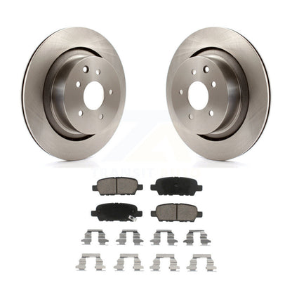 Brake Rotor Ceramic Pad Rear Kit For INFINITI G35 Q60 With Single Piston Caliper