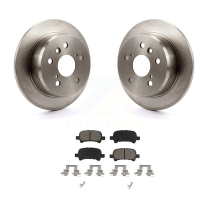 Disc Brake Rotors And Ceramic Pads Rear Kit For Toyota Camry Solara Avalon