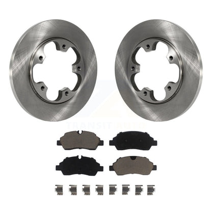 Brake Rotor Ceramic Pad Rear Kit For Ford Transit-250 Transit-150 Transit-350 HD