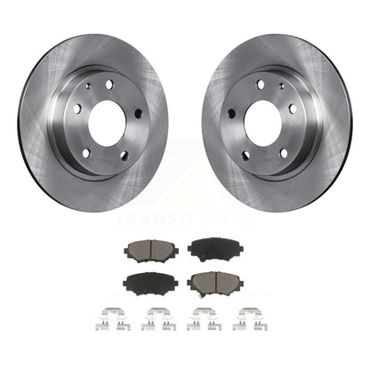 Disc Brake Rotors And Ceramic Pads Rear Kit For Mazda 3 Sport