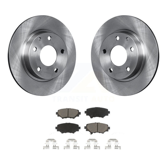 Disc Brake Rotors And Ceramic Pads Rear Kit For Mazda 3 Sport